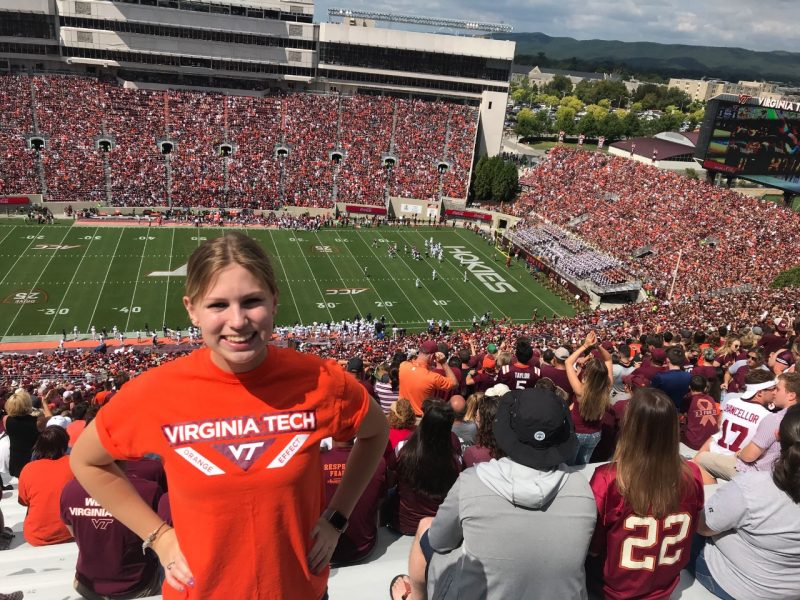Dana Carhart is a first-generation student at Virginia Tech